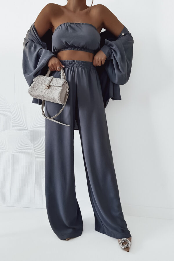 Komplet Molly 3-częściowy/ szary