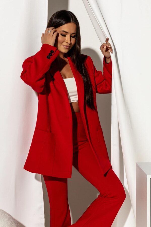 Spodnie dzwony / czerwone