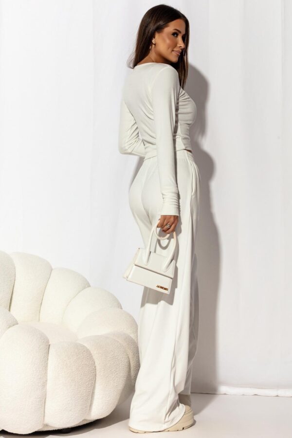 Dres Millagro-velvet / biały