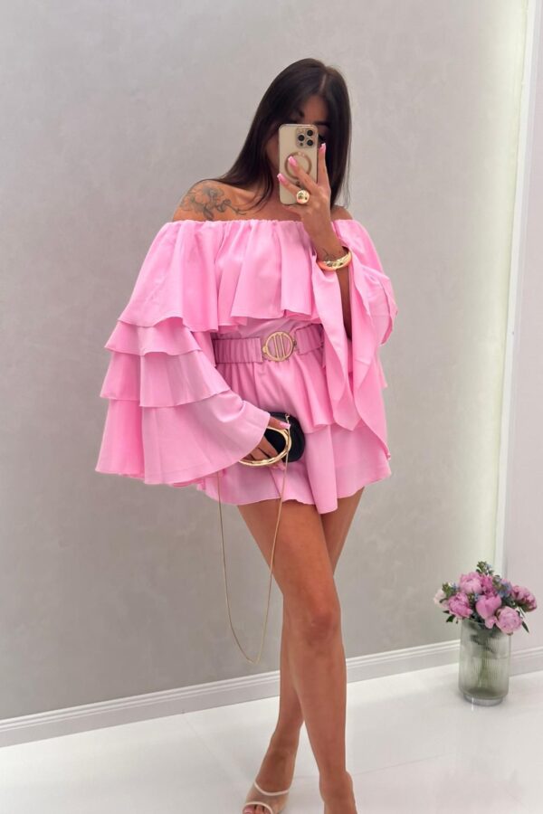 Kombinezon Español / cukierkowy róż