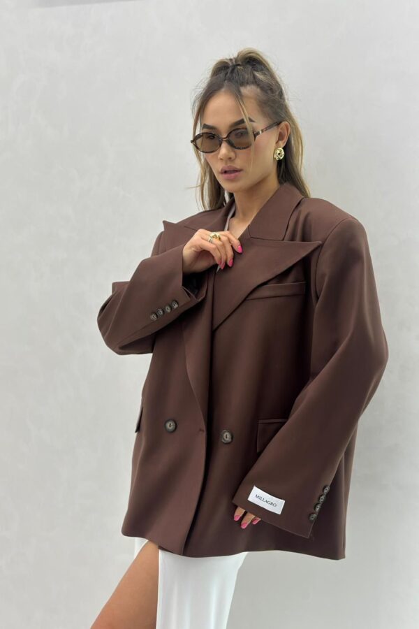 Marynarka Sally / czekoladowa II