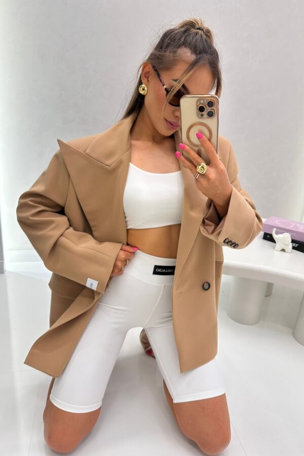 Marynarka Sally / camelowa