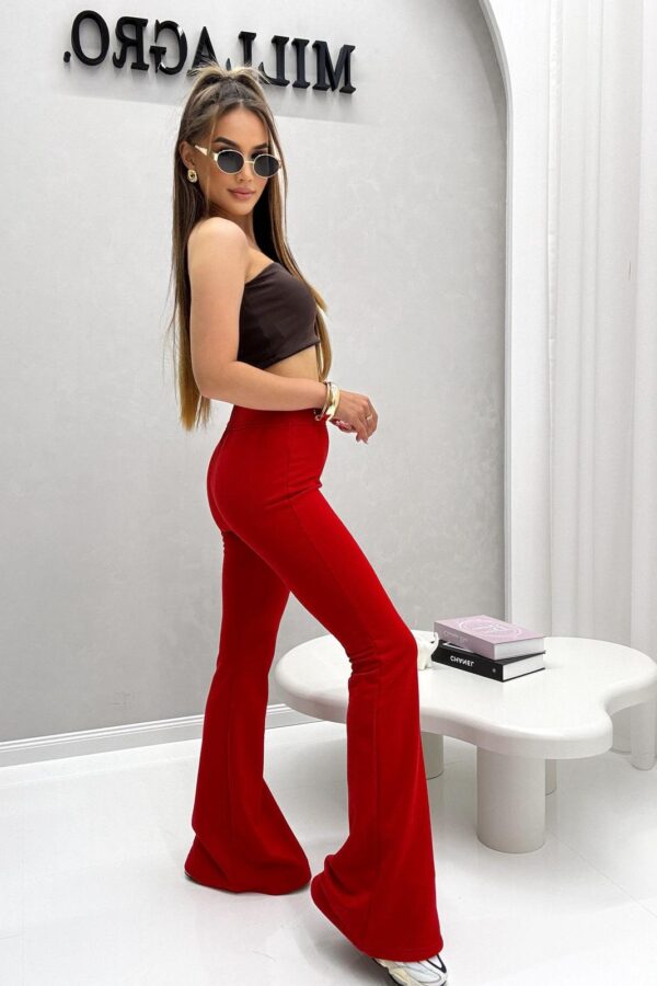 Spodnie Bells / czerwone