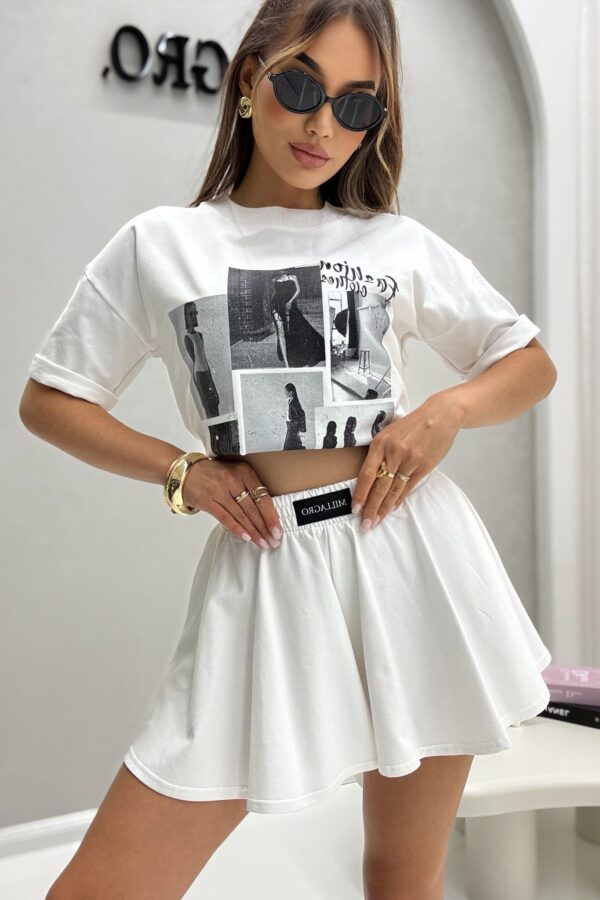 T-shirt Fashion clothes / biały