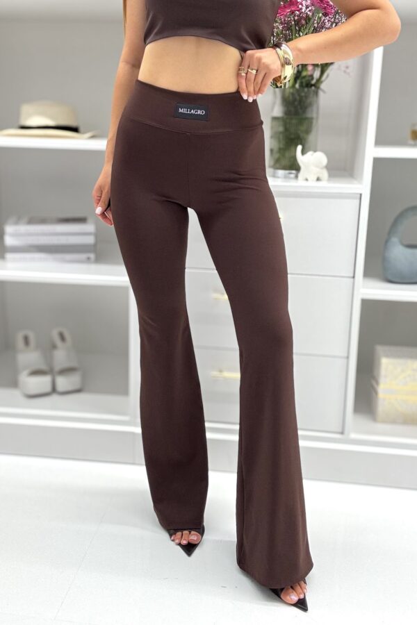 Spodnie Bells Lycra / czekoladowe