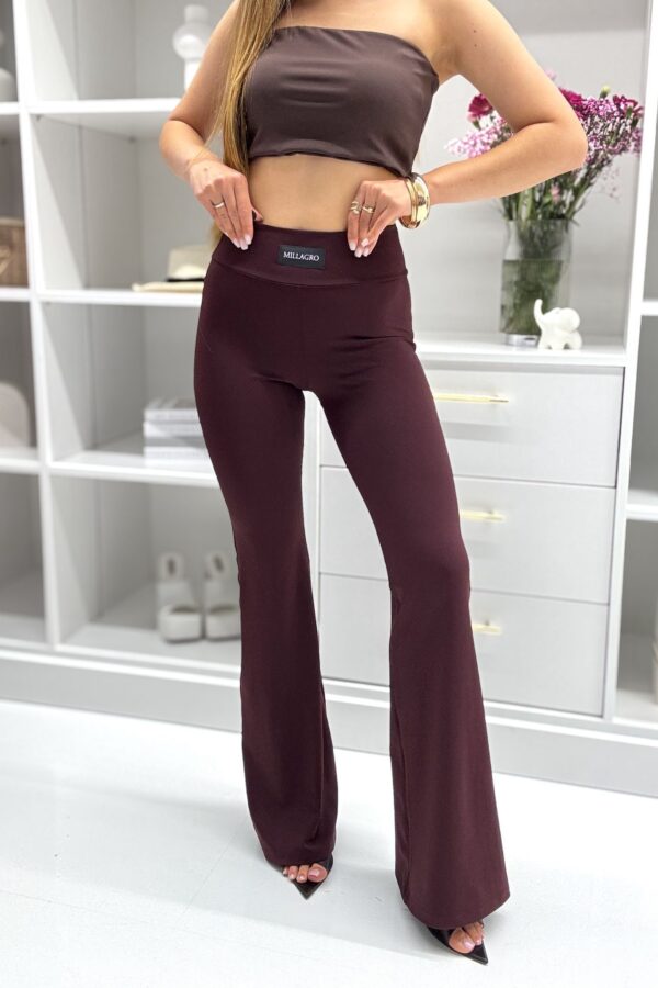 Spodnie Bells Lycra / śliwkowe