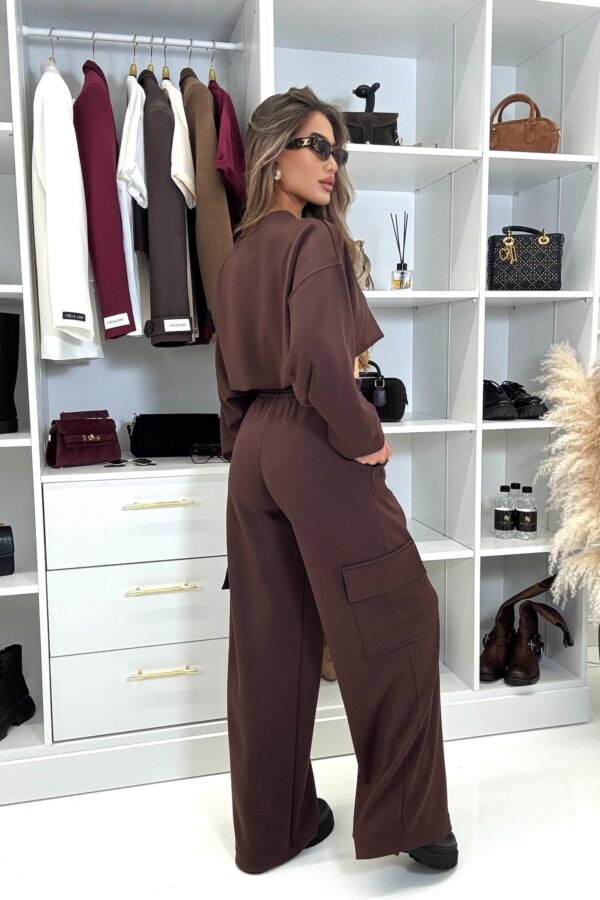 Komplet Aura / czekoladowy