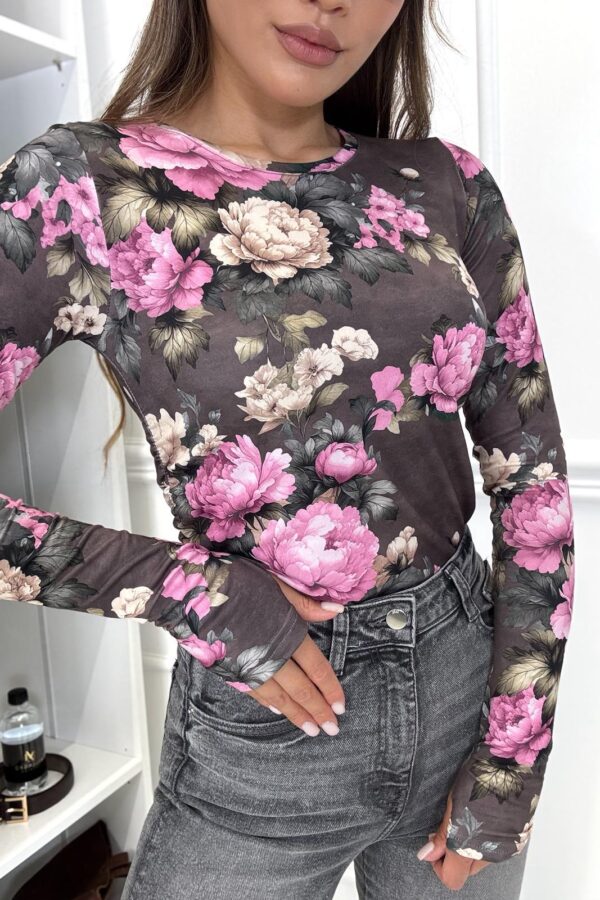 Bluzka Butter Print / cappuccino