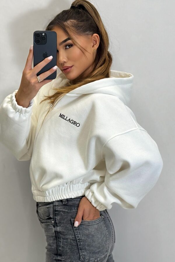 Bluza rozpinana Milla / biała