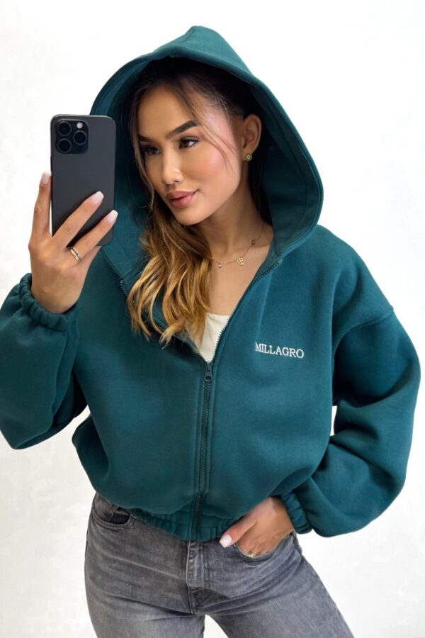 Bluza rozpinana Milla / zielona