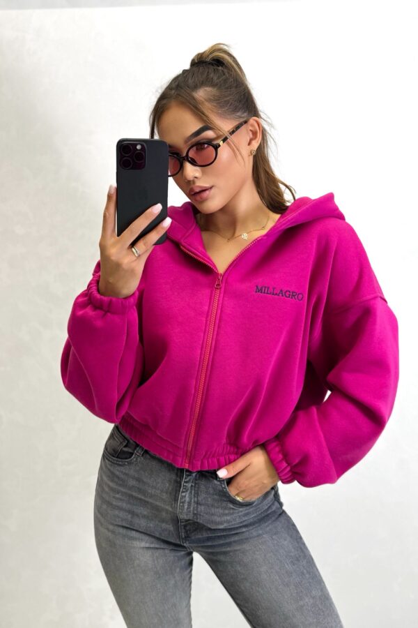 Bluza rozpinana Milla / fuksja