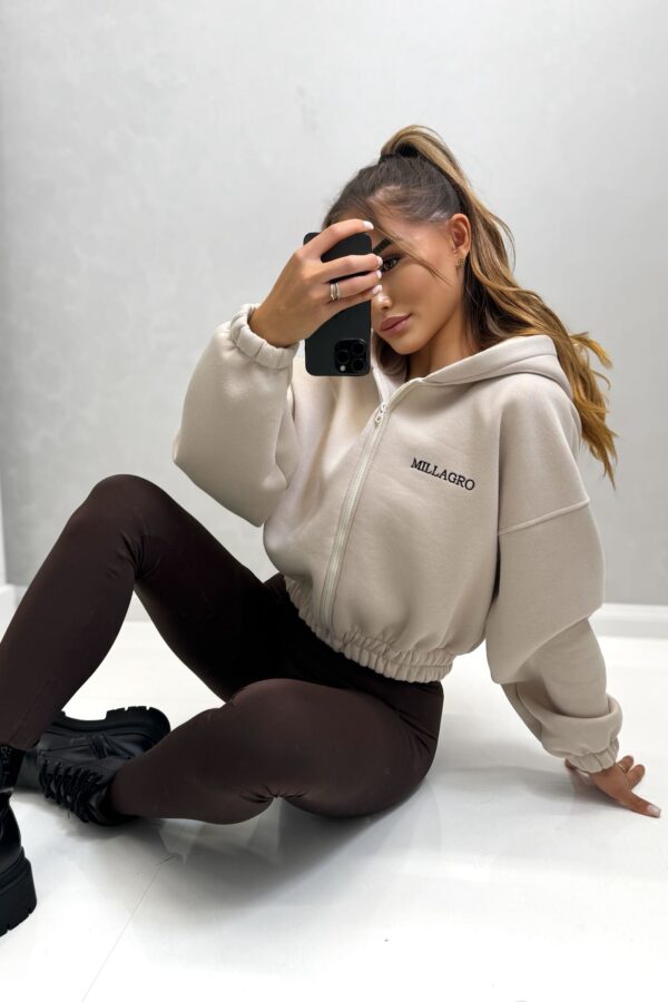 Bluza rozpinana Milla / beżowa