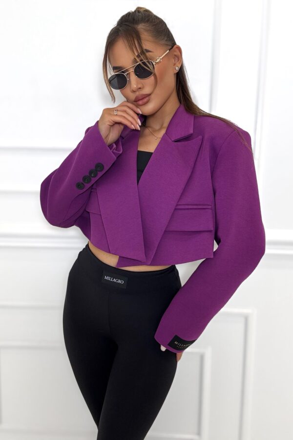 Marynarka BLAAR / purpurowa