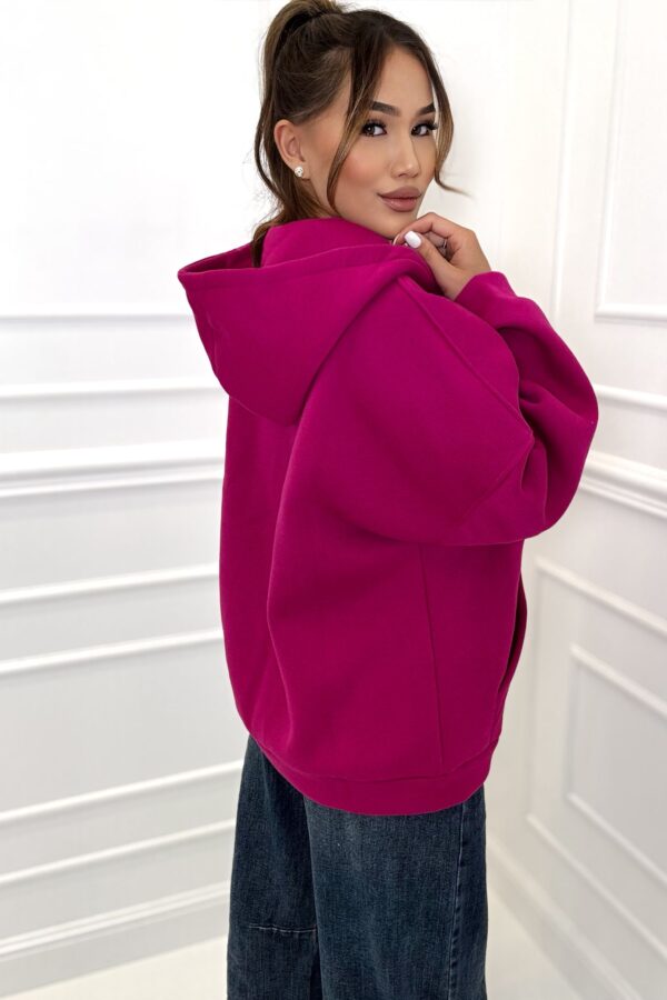 Bluza rozpinana Milla long / fuksja