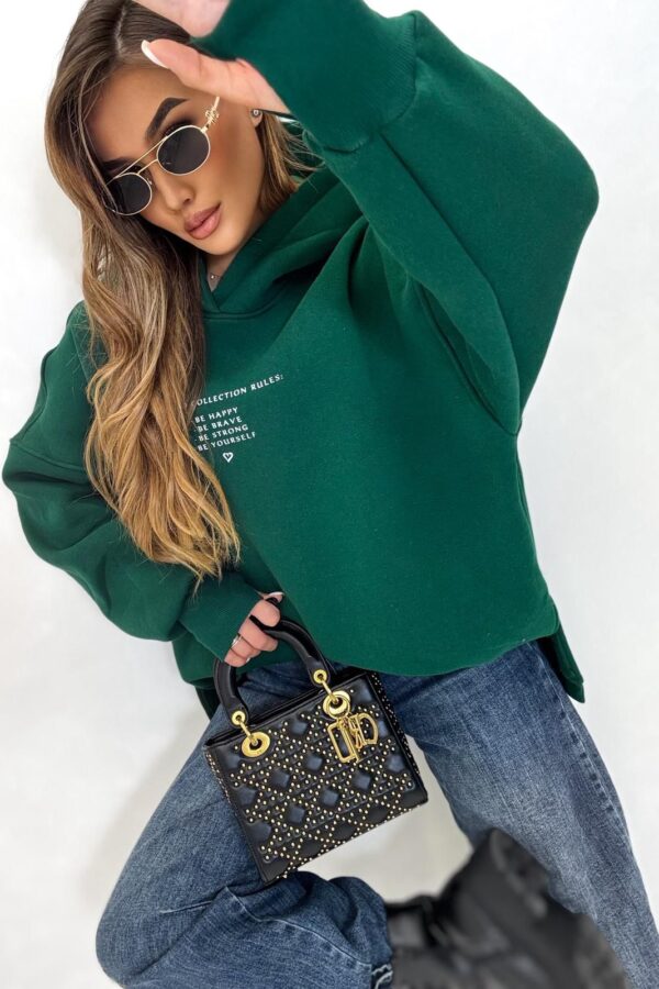 Bluza Millagro ESSENCE / Ciemna zieleń