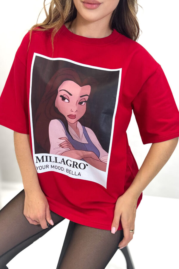 T-shirt BELLA / czerwony