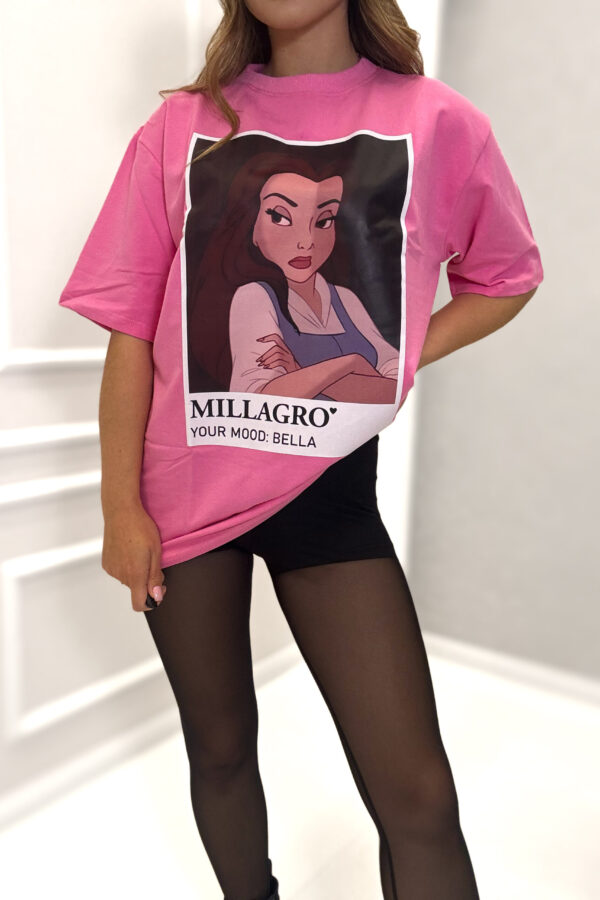 T-shirt BELLA / różowy