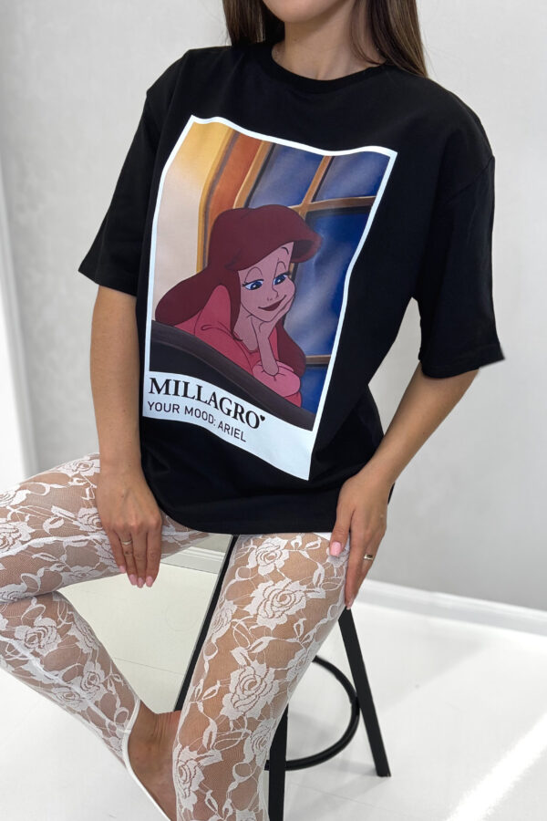 T-shirt ARIEL / czarny