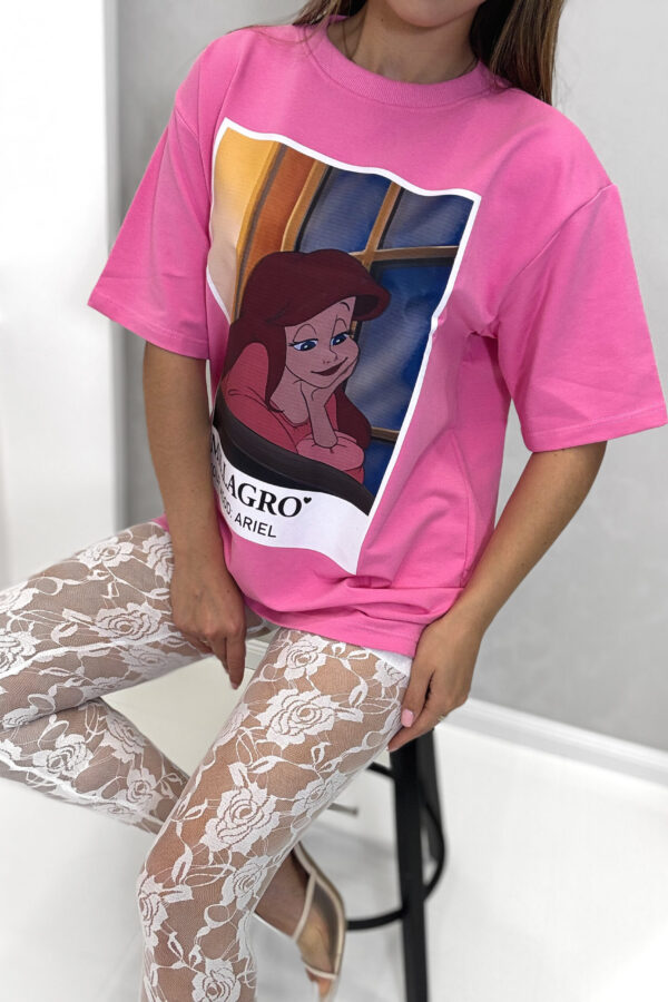 T-shirt ARIEL / różowy