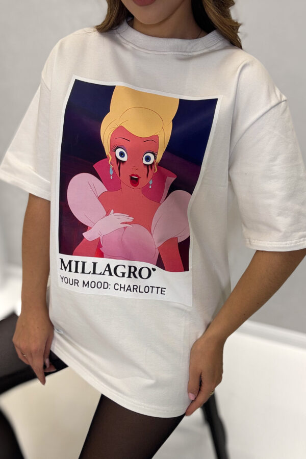 T-shirt CHARLOTTE / biały