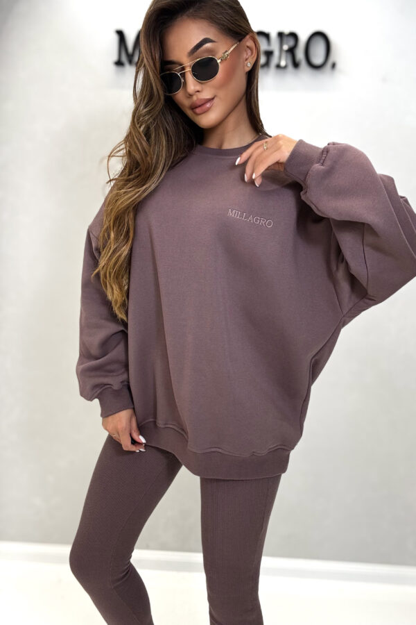 Dres Millagro Casual Set prążek / fango