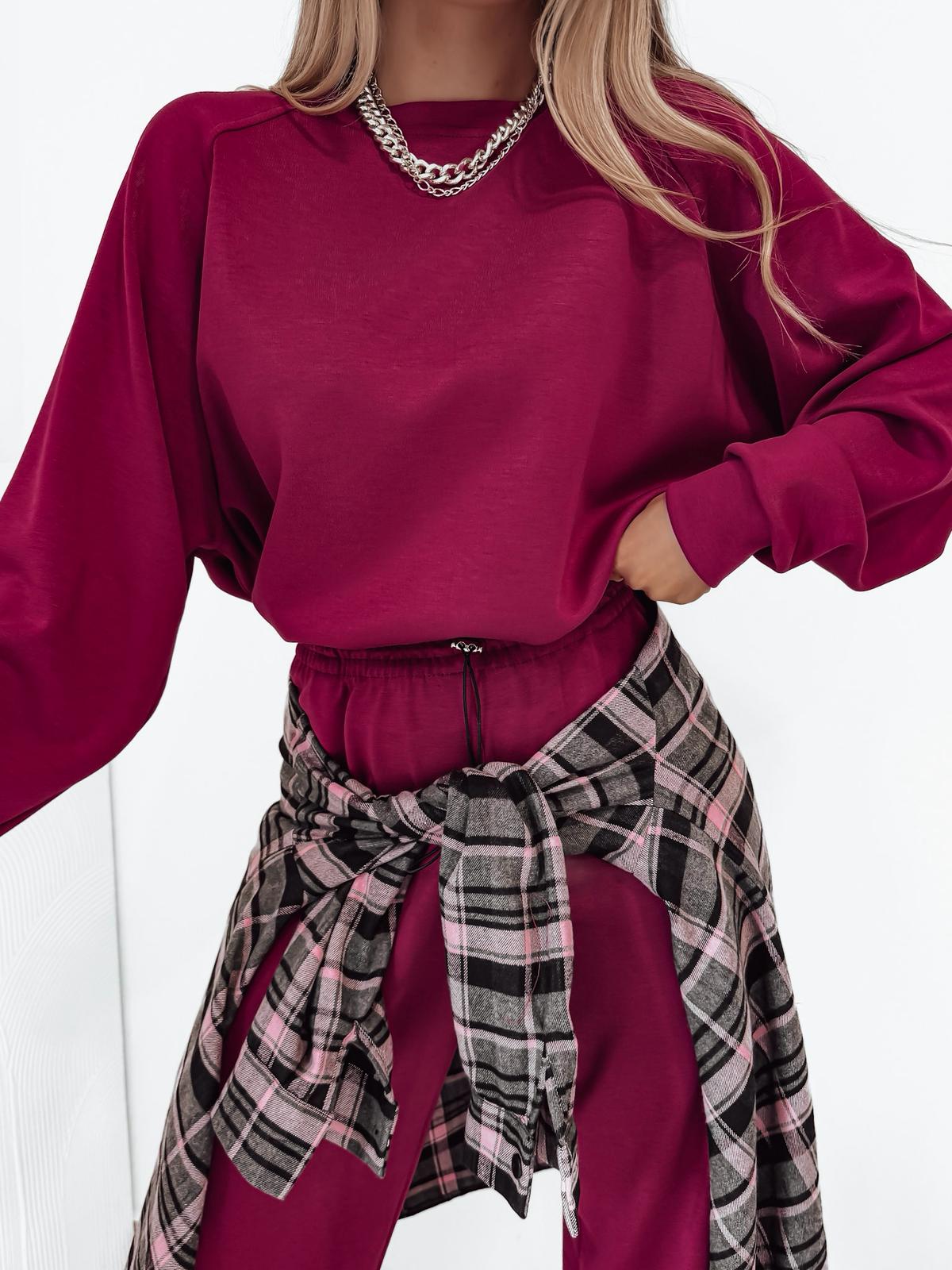 Komplet Aura / burgundowy