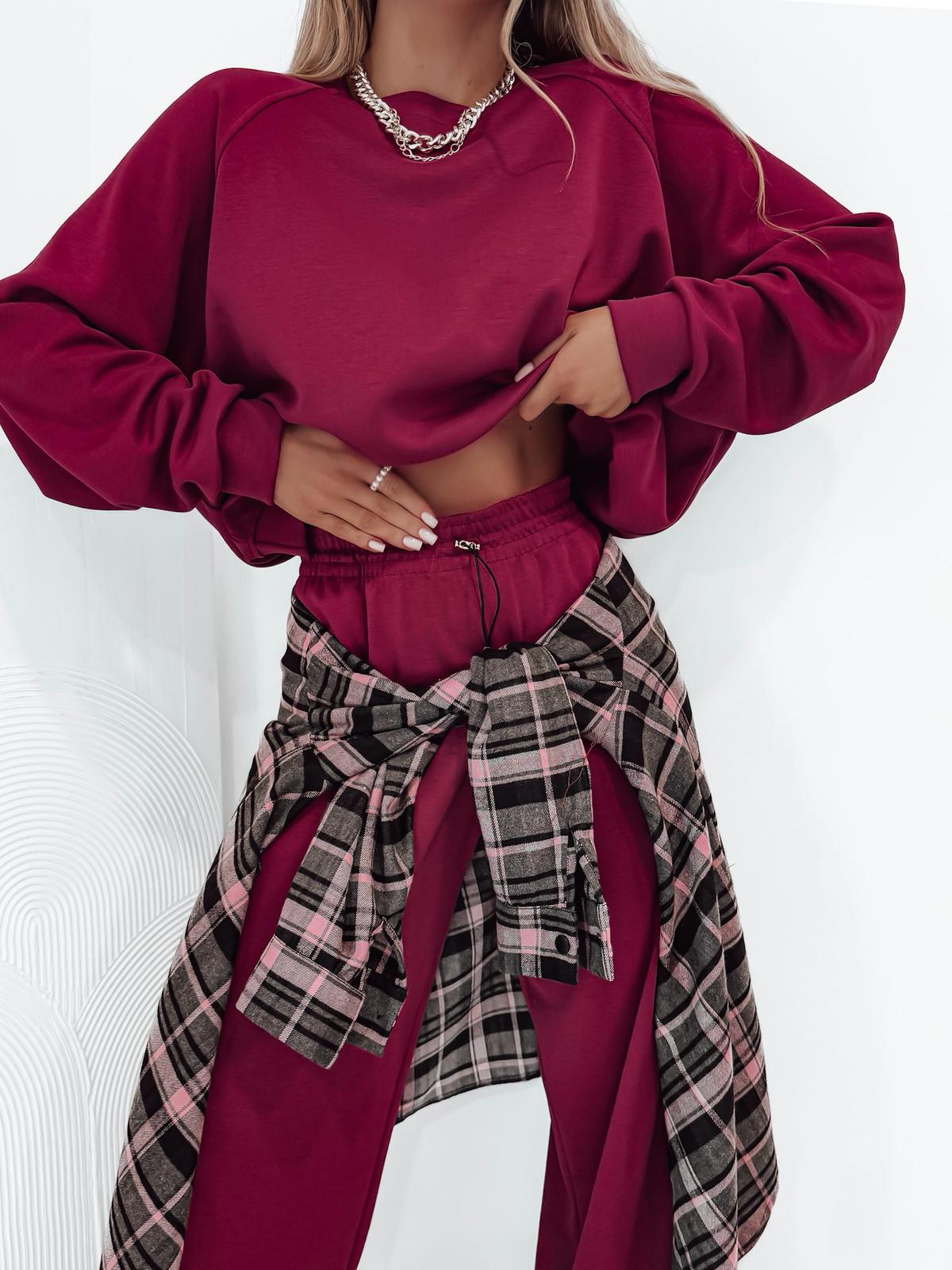 Komplet Aura / burgundowy - obrazek 3