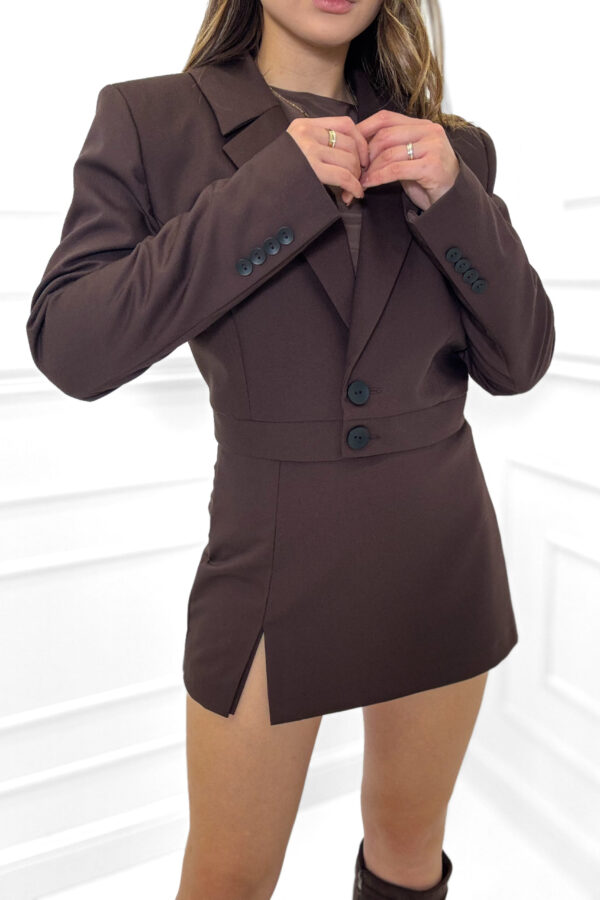 Marynarka Millagro ALLURE / czekoladowa