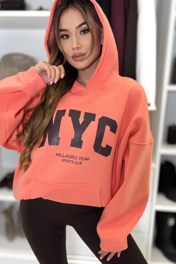 Bluza Millagro NYC / pomarańczowa