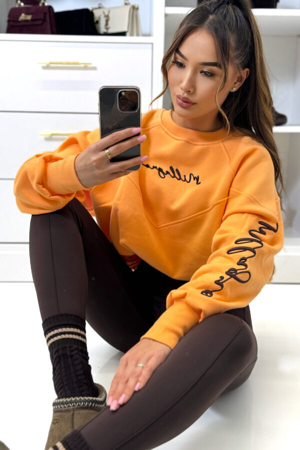 Bluza Millagro SWEET / pomarańczowa