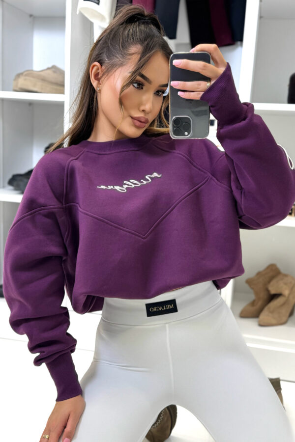 Bluza Millagro SWEET / śliwkowa