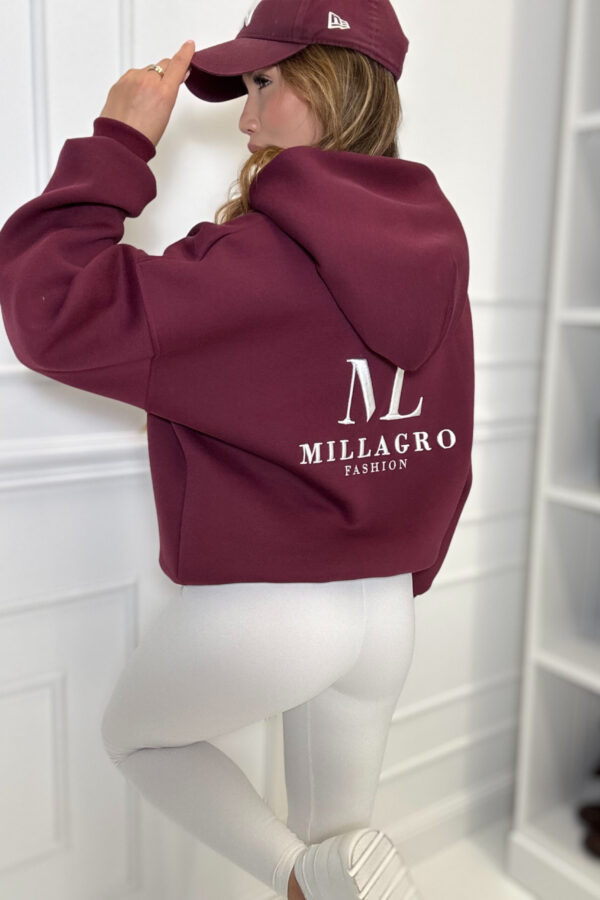 Bluza Millagro HAFT / bordowa