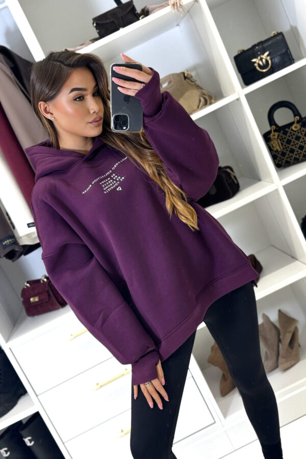 Bluza Millagro ESSENCE / śliwkowa