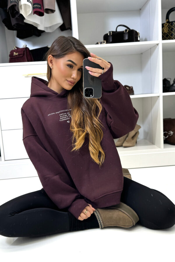 Bluza Millagro ESSENCE / śliwkowa czekolada