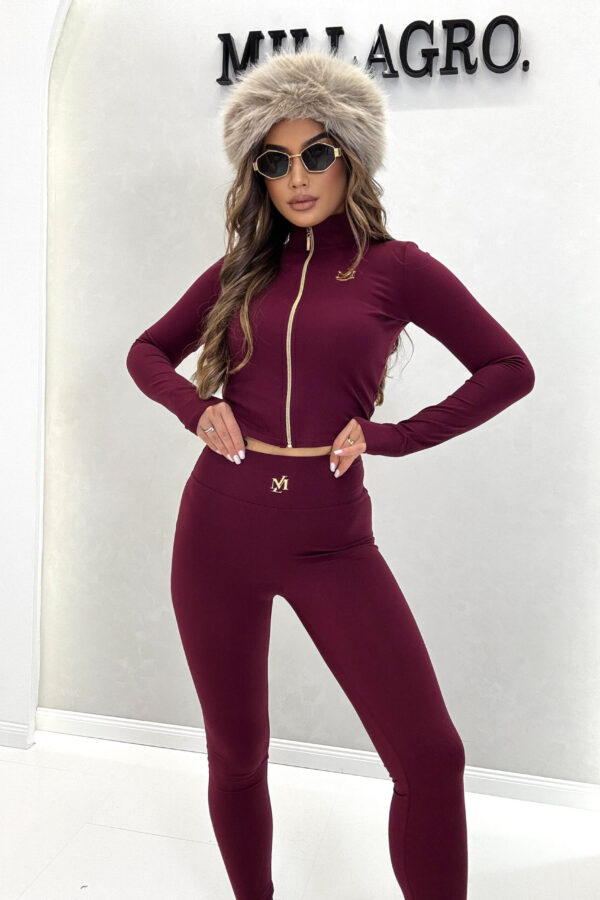 Komplet Millagro BASIC LUXE / bordowy