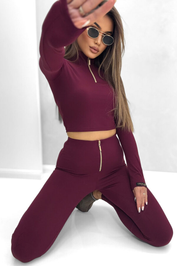 Komplet Millagro BASIC COMFORT / bordowy